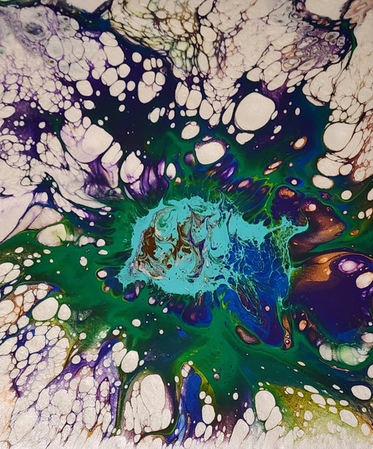 Fluid Art Acrylic Dutch Pour