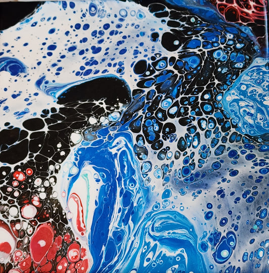 Fluid Art Acrylic Dutch Pour